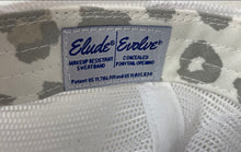 Load image into Gallery viewer, Infinity Her Unisex White Gray Leopard Print Adjustable Trucker Hat Size OSFMW