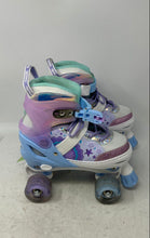 Load image into Gallery viewer, Nemone Kids Mermaid Multicolor Adjustable Roller Skates Size M EU 32-36