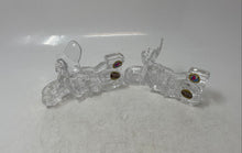 Load image into Gallery viewer, Hofbauer 1987 Classic American Biker Crystal Clear Motorcycle Figurines 2 Pcs