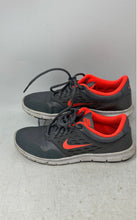 Load image into Gallery viewer, Nike Womens Orive 677136-061 Gray Orange Round Toe Lace-Up Sneaker Shoes Size 6