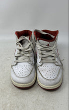 Load image into Gallery viewer, Nike Kids Jordan 1 Mid SE FJ3464-160 Red White Lace-Up Sneaker Shoes Size 6Y