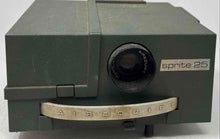 Load image into Gallery viewer, Vintage AIREQUIPT Sprite 25 Green Table Top Projection Slide Projector No Tested