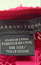 Load image into Gallery viewer, Armani Exchange Mens Pink Embossed Logo Mesh Back Trucker Cap One Size