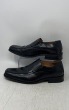 Load image into Gallery viewer, Joseph Abboud Mens Black Leather Square Toe Slip-On Loafer Shoes Size 12M