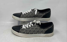 Load image into Gallery viewer, Michael Kors Womens City Gray Black White Monogram Sneakers Shoes Size 9.5M