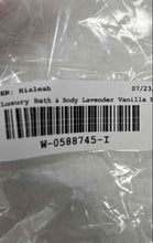 Load image into Gallery viewer, 4 Pcs Vital Luxury Lavender Vanilla Blush Travel Sized Bath & Body Home Spa Set