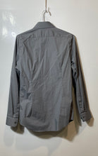 Load image into Gallery viewer, Express 1MX Mens Gray Long Sleeve Extra-Slim Fit Dress Shirt Size S 14 - 14 1/2