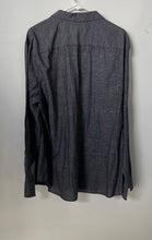 Load image into Gallery viewer, Calvin Klein Mens Gray Heather Long Sleeve Collared Button-Up Shirt Size XL