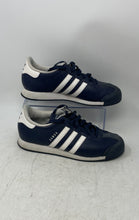 Load image into Gallery viewer, Adidas Boys Samoa G21252 Blue White Leather Lace-Up Low Top Sneakers Shoes Sz 7