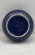 Load image into Gallery viewer, Cobalt Blue With Gold And Silver Color Crane Design Japanese Ashtray