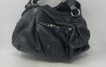 Load image into Gallery viewer, Betty Jackson Womens Black Leather Inner Pocket Medium Shoulder Handbag