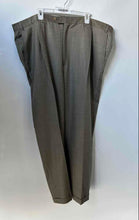 Load image into Gallery viewer, Cesarani Mens Beige Pleated Front Slash Pockets Straight Leg Dress Pants No Size