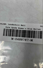 Load image into Gallery viewer, Kate Spade New York Womens Blue Credit Card Slots Bifold Wallet