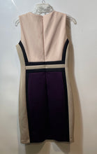 Load image into Gallery viewer, Calvin Klein Womens Pink Purple Sleeveless Back Zipper Sheath Dress Size 10