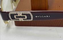 Load image into Gallery viewer, Authentic Bvlgari Women's Tortoise Dark Havana Rimless Glasses