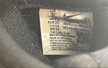 Load image into Gallery viewer, Nike Kids Air Force 1 Low FN0237-001 Black Leather Sneakers Shoes Size 8C