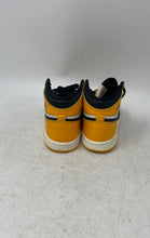 Load image into Gallery viewer, Nike Boys Air Jordan 1 Retro High OG AQ2665-711 Black Yellow Sneaker Shoes Sz 9C