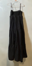Load image into Gallery viewer, Zara Womens Black Sleeveless Collarless Square Neck Pullover Maxi Dress Size XS