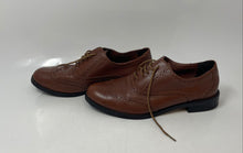 Load image into Gallery viewer, Cole Haan Mens Brown Leather Wingtip Lace-Up Oxford Dress Shoes Size 6.5B