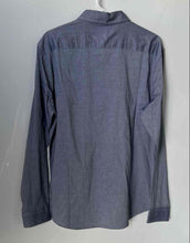 Load image into Gallery viewer, Banana Republic Mens Blue Cotton Oxford Long Sleeve Pockets Button-Up Shirt Sz L