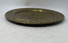 Load image into Gallery viewer, Decorative Brass Features a Tavern Scene In Relief Round Shape Plate