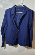 Load image into Gallery viewer, Banana Republic Mens Long Sleeve Blue Untucked Slim Fit Button-Up Shirt Size S
