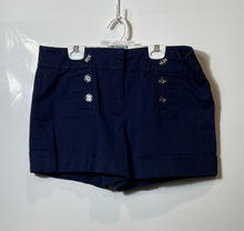 Load image into Gallery viewer, 7th Avenue Design Studio New York & Company Womens Navy Blue Chino Shorts Sz 10
