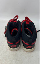 Load image into Gallery viewer, Nike Boys Court Borough Mid 2 Black Red Lace-Up Sneakers Shoes Size 6.5Y
