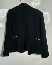 Load image into Gallery viewer, Tahari Womens Black Notch Lapel Single Breasted One-Button Blazer Size 16