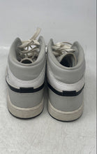 Load image into Gallery viewer, Nike Womens Air Jordan 1 Mid Gray White Mid Top Lace-Up Sneaker Shoes Size 9