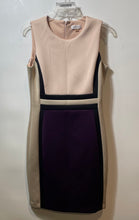 Load image into Gallery viewer, Calvin Klein Womens Pink Purple Sleeveless Back Zipper Sheath Dress Size 10
