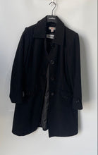 Load image into Gallery viewer, JLO By Jennifer Lopez Womens Black Long Sleeve Collared Overcoat Size 1X