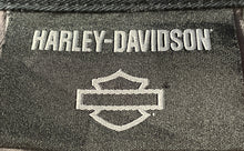 Load image into Gallery viewer, Harley-Davidson Mens Gray Colorblock Cotton Short Sleeve Button-Up Shirt Size XL