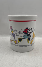 Load image into Gallery viewer, Cheryl's White Disney Mickey & Friends Cookie Jar Canister Without A Lid