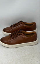 Load image into Gallery viewer, Alfani Mens Hopper Brown Faux Leather Low Top Lace-Up Sneaker Shoes Size 10.5 M