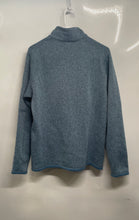 Load image into Gallery viewer, Patagonia Women’s Blue Long Sleeve Mock Neck 1/4 Zip Pullover Sweater Size L