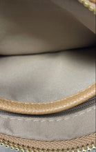 Load image into Gallery viewer, Nanette Lepore Womens Molie Tech Beige Leather Detachable Strap Crossbody Bag