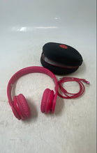 Load image into Gallery viewer, Beats By Dr. Dre Solo HD Pink Foldable On-Ear Wired Headphones In Case Untested