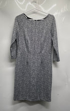 Load image into Gallery viewer, The Limited Womens Black White Chevron Print Back Zipper Sheath Dress Size 10