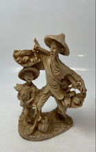 Load image into Gallery viewer, Vintage Chinese Mud Man Fisherman & Boy Happy Carrying Fish Collectible Figurine