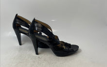 Load image into Gallery viewer, Michael Kors Womens Berkley Black Patent Leather High Platform Heels Size 6.5M
