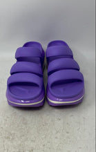 Load image into Gallery viewer, Crocs Unisex Mega Crush Purple Triple Strap Slip-On Platform Sandal Size M9 W11