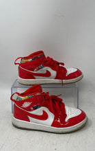 Load image into Gallery viewer, Nike Boys Air Jordan 1 Mid SE DC7249-600 Red White Sneaker Shoes Size 1.5Y