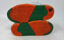 Load image into Gallery viewer, Nike Kids Air Jordan 5 Low White Orange Green Leather Sneakers Shoes Size 9C