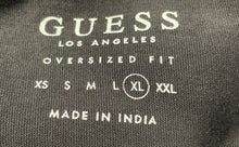 Load image into Gallery viewer, Guess Mens Black Crew Neck Short Sleeve Pullover T-Shirt Size XL