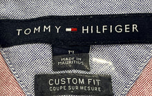 Load image into Gallery viewer, Tommy Hilfiger Mens Red Long Sleeve Custom Fit Button-Up Shirt Size M