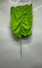 Load image into Gallery viewer, Zara Womens Green Regular Fit Side Zipper Ruched Mini Skirt Size M