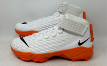 Load image into Gallery viewer, Nike Mens Force Savage Pro 2 Shark BV5448-100 White Orange Football Cleats Sz 17