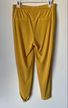 Load image into Gallery viewer, Express Womens Yellow Elastic Waist Drawstring Mid-Rise Ankle Pants Size XS