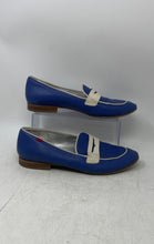 Load image into Gallery viewer, Marc Joseph New York Mens Blue Gray Leather Slip-On Low Top Loafer Shoes Size 10